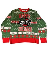 Cheech and Chong Sweater Mens Medium Green Red Holiday Ugly Christmas Fe... - $641.86 MXN