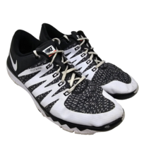 Nike Free 5.0 TR Flywire Mens Size 13 Running Walk Shoes 723939-016 Black White - £30.70 GBP