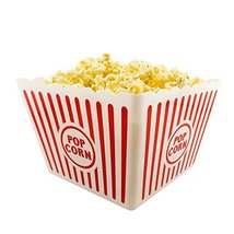 2 Jumbo Movie Night Popcorn Tubs (Plastic) - $11.31