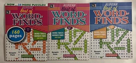 Lot of 3 Superb Best Of Word-Finds Search Seek Circle Puzzle Books 2021/... - $18.95