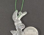 M1) Vintage 1992 Clear Plastic Energizer Bunny Rabbit Christmas Ornament - $5.93