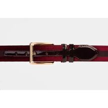 The Pontalto Burgundy Leather Belt image 2