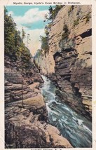 Ausable Chasm New York NY Mystic Gorge Hyde&#39;s Cave Bridge Postcard C30 - £2.38 GBP