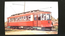 POSTCARD Chicago Railway 225 Red Rocket Seashore Trolley Museum Kennebunkport ME - £4.45 GBP