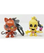 Five Nights At Freddy&#39;s FNaF Backpack Clips Lot of 2 Foxy + Chica Keycha... - £8.60 GBP