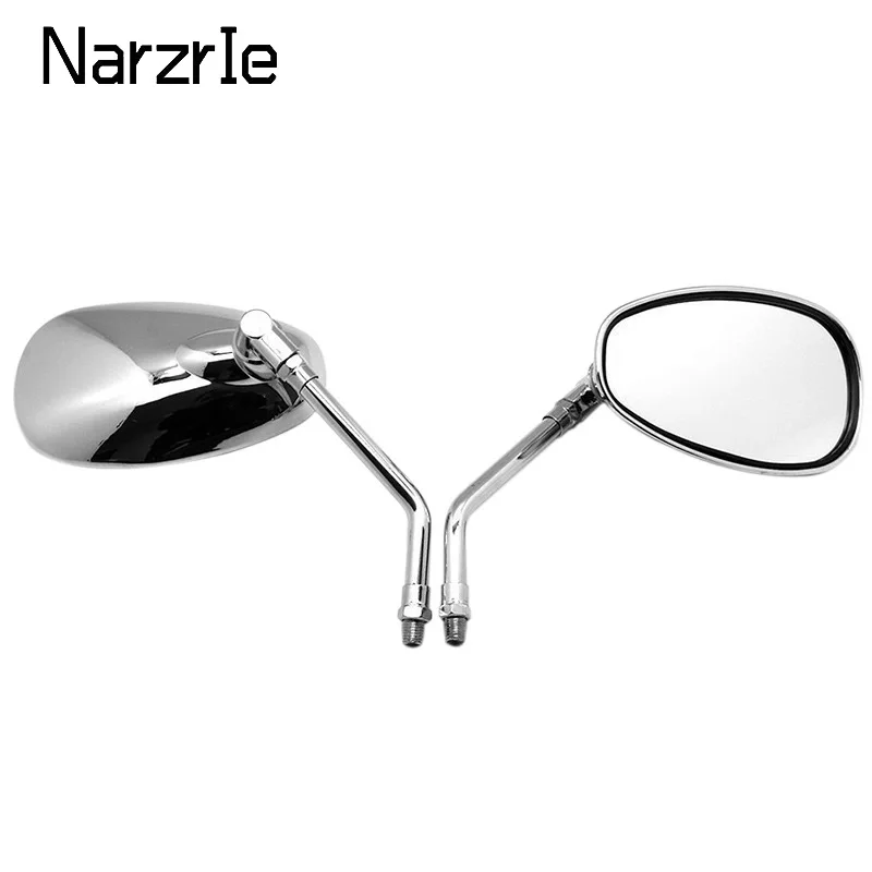 2Pcs/Pair Motorcycle Rearview Mirror 10mm Electrombile Scooter E-Bike Rearview - £17.08 GBP