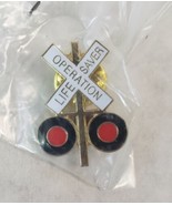 Railroad Pin. Operation Lifesaver Pin. Brand New. - £4.08 GBP