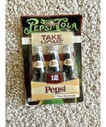Vintage Pepsi Cola Bottle Refrigerator Magnet Set 1997 Take Home Pepsi 6... - €14,38 EUR