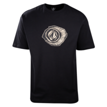 Volcom Men&#39;s Black Fossil Shell Loose Fit S/S T-Shirt (S09) - £13.07 GBP