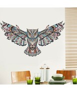 Owl Wall Sticker Decor Vinyl Removable Room Decor Wall Bird Tattoo Art D... - £6.58 GBP
