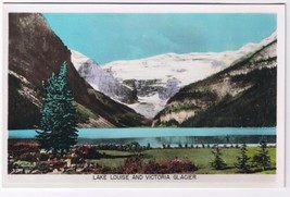 Alberta Postcard Banff National Park Lake Louise &amp; Victoria Glacier Gowen Sutton - £1.70 GBP