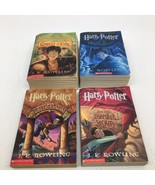 4 Harry Potter Paperback Books by J. K. Rowling #1,2,4,5 - £13.00 GBP