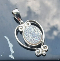 ARTISAN SAJEN 925 STERLING SILVER DRUZY  PENDANT - $785.15 MXN