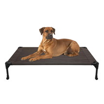 Cooling Elevated Dog Bed, Portable Raised Pet Cot with Washable Mesh, Large - $41.99