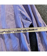 Ralph Lauren Dress Shirt Mens 17.5 Purple Striped Preppy Formal Button U... - £10.97 GBP