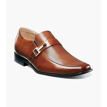 Stacy Adams Beau Men's Dress Shoes Cognac Moc Toe Leather 24692-221 image 4