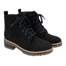 Kensie Kasha Ladies&#39; Lace Up Boots Black Size 6 NEW - $25.00