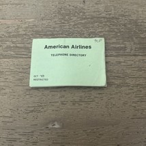 Vintage American Airlines 1983 Restricted Telephone Directory - €13,12 EUR