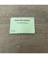 Vintage American Airlines 1983 Restricted Telephone Directory - $20.44 CAD
