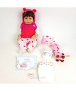 NPK 18&quot;&#39; Soft Silicone Baby Doll Lifelike Pink Clothes   - £86.29 GBP