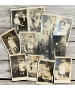 Lot of 12 Antique RPPC&#39;s Postcard Photographs Hispanic Baby Woman Kids 1... - $19.99