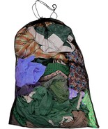 Extra Large Mesh Laundry Bag 40&quot;x30&quot; Drawstring Washable Storage Sack - $184.99 MXN