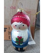 Ashland Blown Glass Christmas Ornament Colorful Gnome - $17.63 CAD