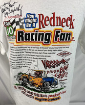 Vintage Jeff Foxworthy T Shirt Redneck Promo Tee Large Signed Racing Com... - £23.50 GBP