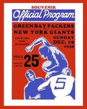 1939 GREEN BAY PACKERS VS NEW YORK GIANTS 8X10 PHOTO FOOTBALL NFL PICTUR... - $4.94