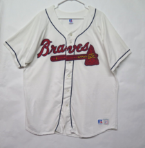 Vtg 90s Russell Athletic Atlanta Braves Authentic Jersey Mens 2XL XXL USA - £43.14 GBP