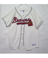 Vtg 90s Russell Athletic Atlanta Braves Authentic Jersey Mens 2XL XXL USA - £42.99 GBP