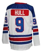 Any Name Number Jets Wha Retro Hockey Jersey New White Bobby Hull Any Size image 2