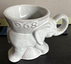Vintage Frankoma 1968 Republican GOP Elephant Mug Glaze White - £15.14 GBP