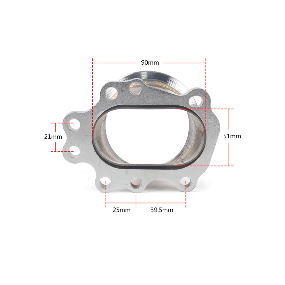 Turbocharger Exhaust Manifold Adapter Flange Kit for T25/T28/GT25/GT28 - £33.48 GBP