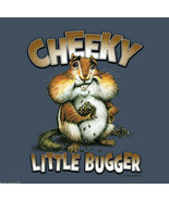Squirrel Chipmunk T-shirt Blue Cheeky Little Bugger Toddler 2T 3T 4T New... - $19.33 CAD