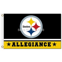 Pittsburgh Steelers Flag 3x5ft Banner Polyester american football steelers018 - £12.34 GBP