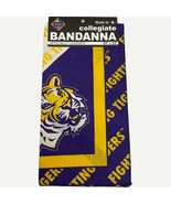 2-PACK Pet Goods LSU Louisiana State Fighting Tigers Square Bandana 22&quot; ... - $18.28 CAD