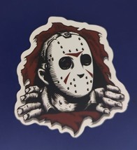 Jason Voorhees Friday 13th Adult Humor Decal Sticker Skateboard Guitar - £3.19 GBP