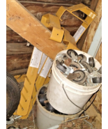 USED!! 1X STEEL FIXED SHINGLE, ROOFING BRACKET, FREE SHIPPING US ONLY!! - $20.82 CAD