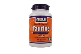 Now Food Taurine Double Strength 1000 Mg - 100 Veg Capsules - £11.50 GBP