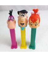 Vintage Lot of 3 Hanna Barbera Flintstones Pez Dispensers Fred, Pebbles,... - $9.89