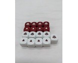 Lot Of (17) Red And White Star Wars Legion Dice - $24.74