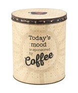 Rustic new Large COFFEE Cansyer with Lid - $51.61 CAD