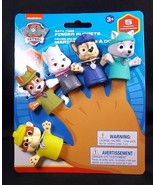 Paw Patrol vinyl finger Puppets Everest Tracker Sweetie NEW - $189.12 MXN