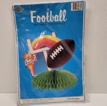 Vintage 1983 Beistle Art Tissue Football Centerpiece 1980s - New Sealed - £8.87 GBP