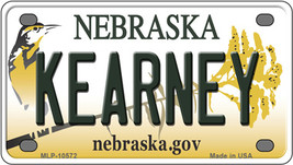 Kearney Nebraska Novelty Mini Metal License Plate Tag - £11.53 GBP