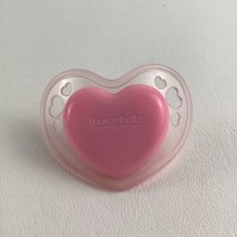 LUVA BELLA Newborn Baby Doll Replacement Pink Binky Pacifier Heart Spin ... - $39.55