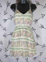NEW Nordstrom Mimi Chica Junior&#39;s Chintz Floral Print Sleeveless V-Neck Dress - £13.89 GBP