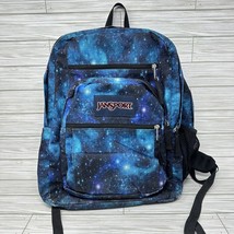 JanSport Backpack Superbreak Galaxy Space Stars Laptop Pocket School Bag - £22.44 GBP