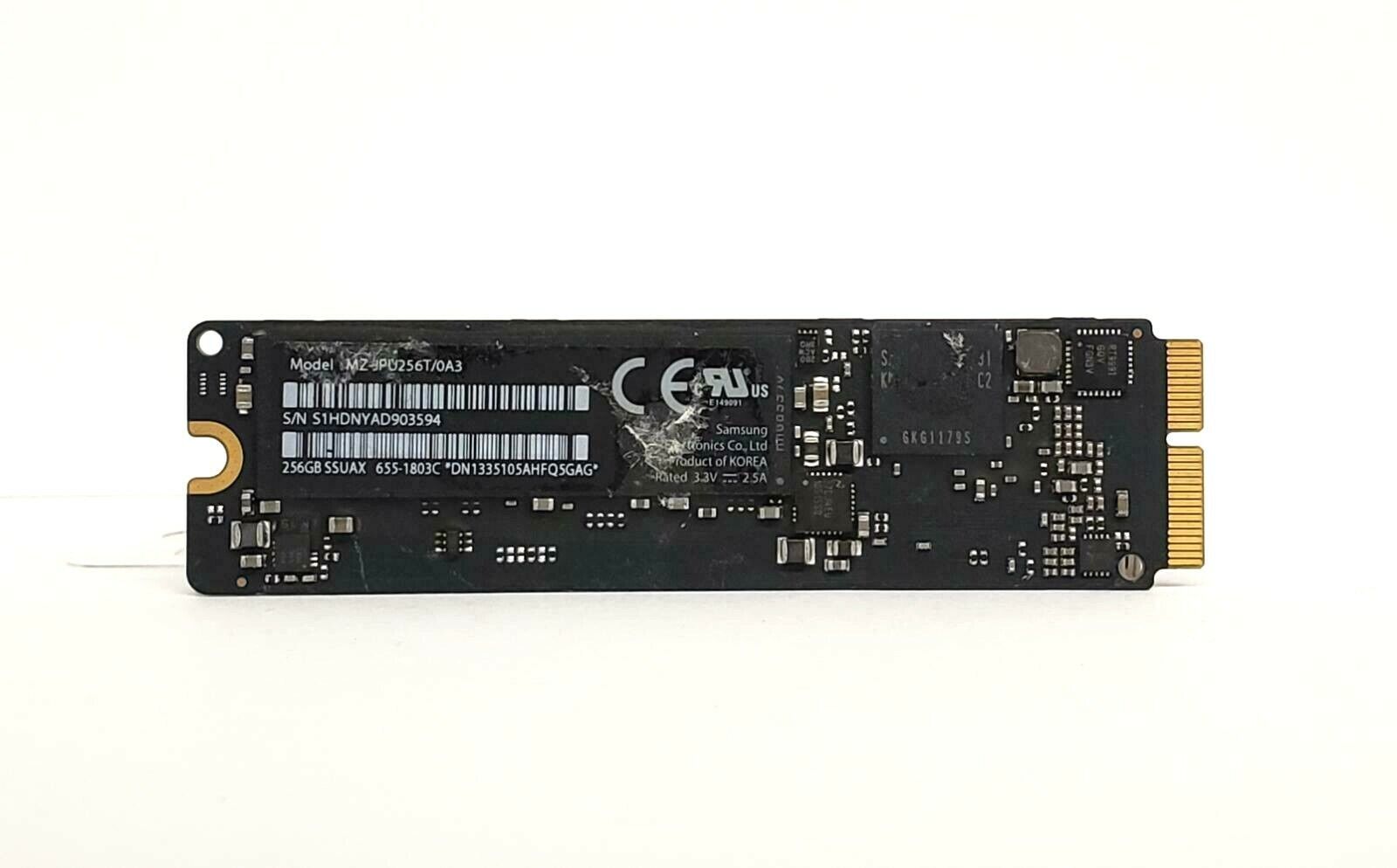 Samsung 256GB (MZ-JPU256T/0A3) APPLE SSD - $58.04